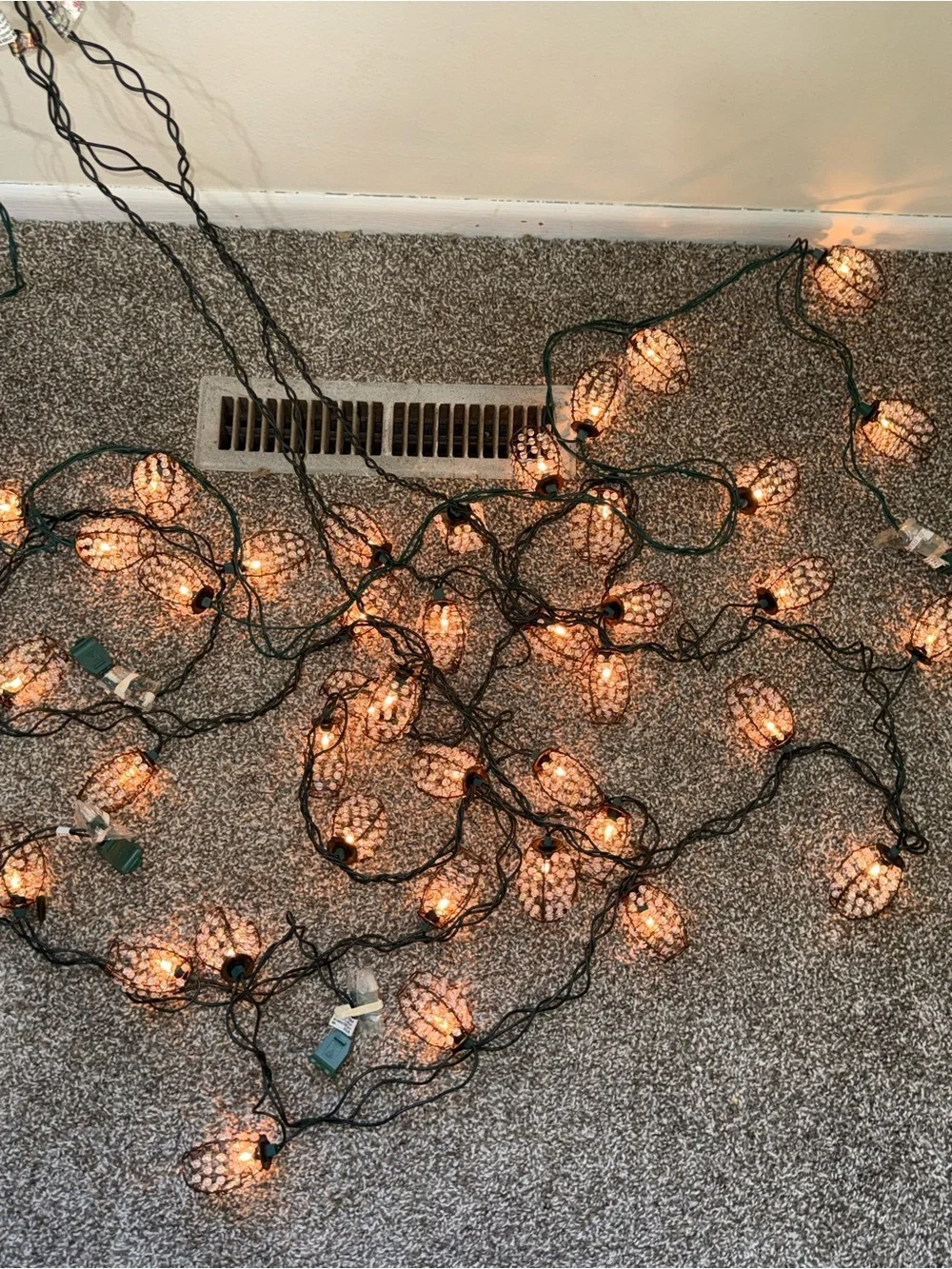6 feet string light beaded balls 4 strings